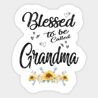 grandma blessed to be called grandma Sticker